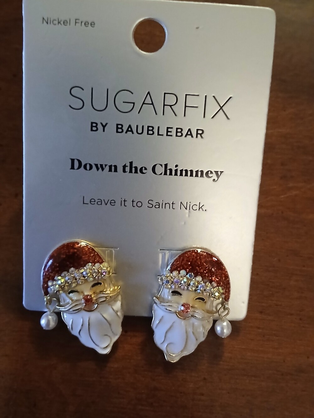 Santa Earrings